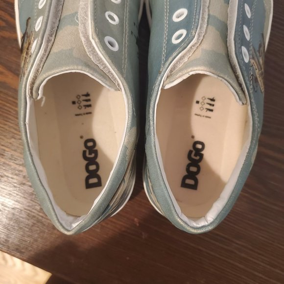 Dogo Lost at Sea Vegan Leather Kids Sneakers Shoes Size 33 (US 2) Made in Turkey - Picture 9 of 11
